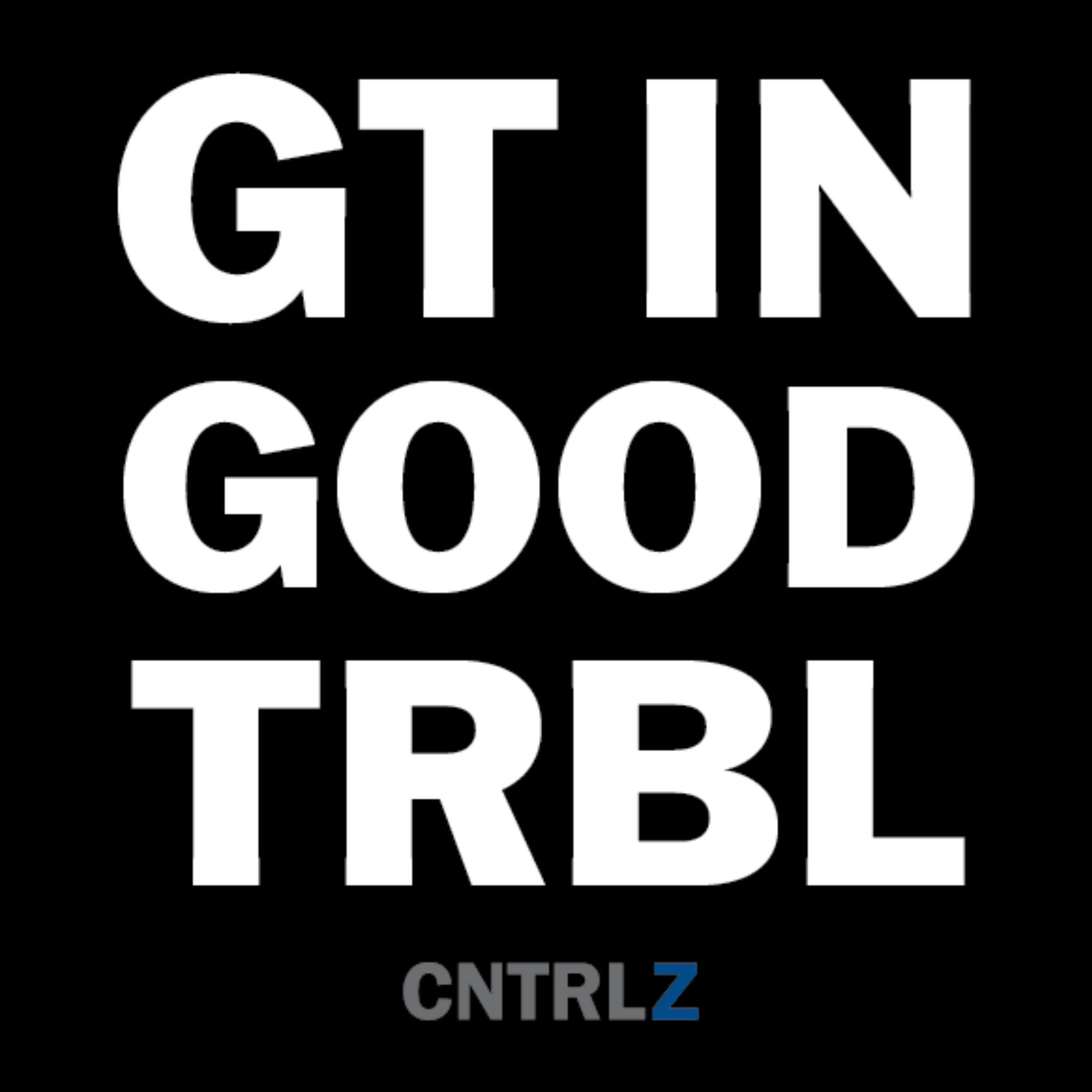 Activist's Best Decal - GT IN GOOD TRBL - CNTRL Z