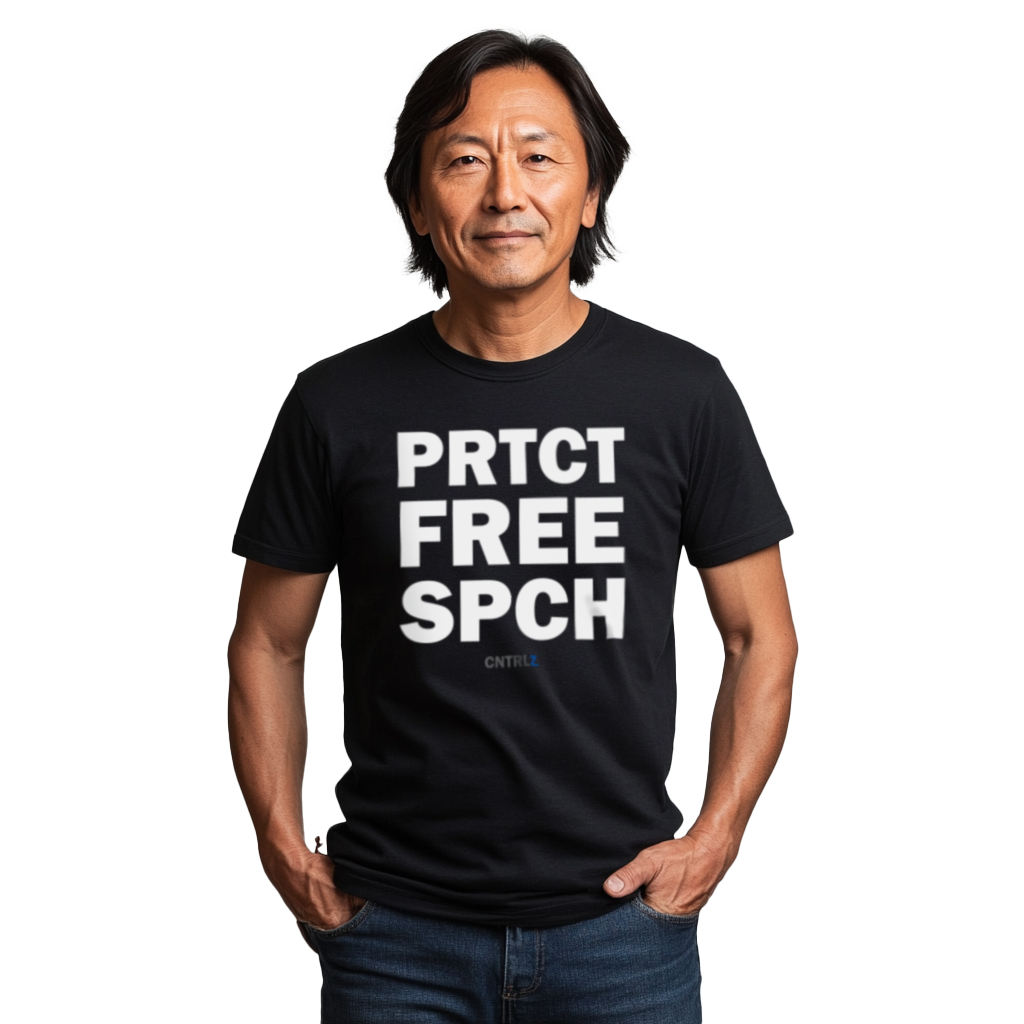 The Very Important Comfort Tee - PRTCT FREE SPCH - CNTRL Z