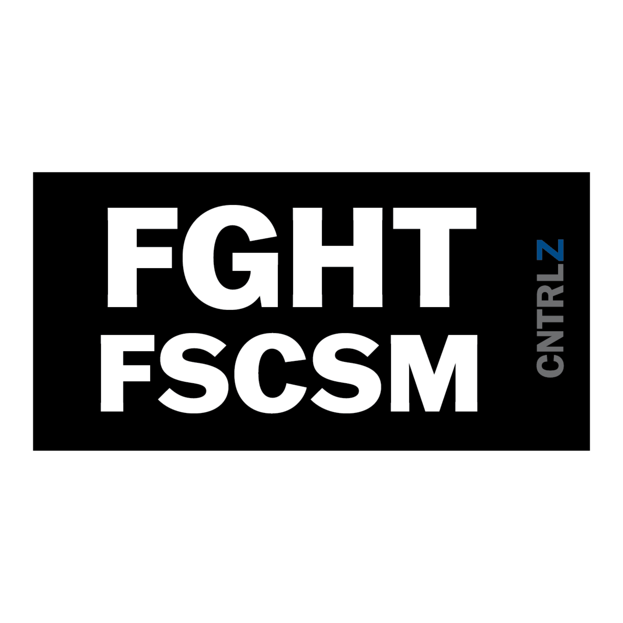 Activist's Best Decal - FGHT FSCSM - CNTRL Z