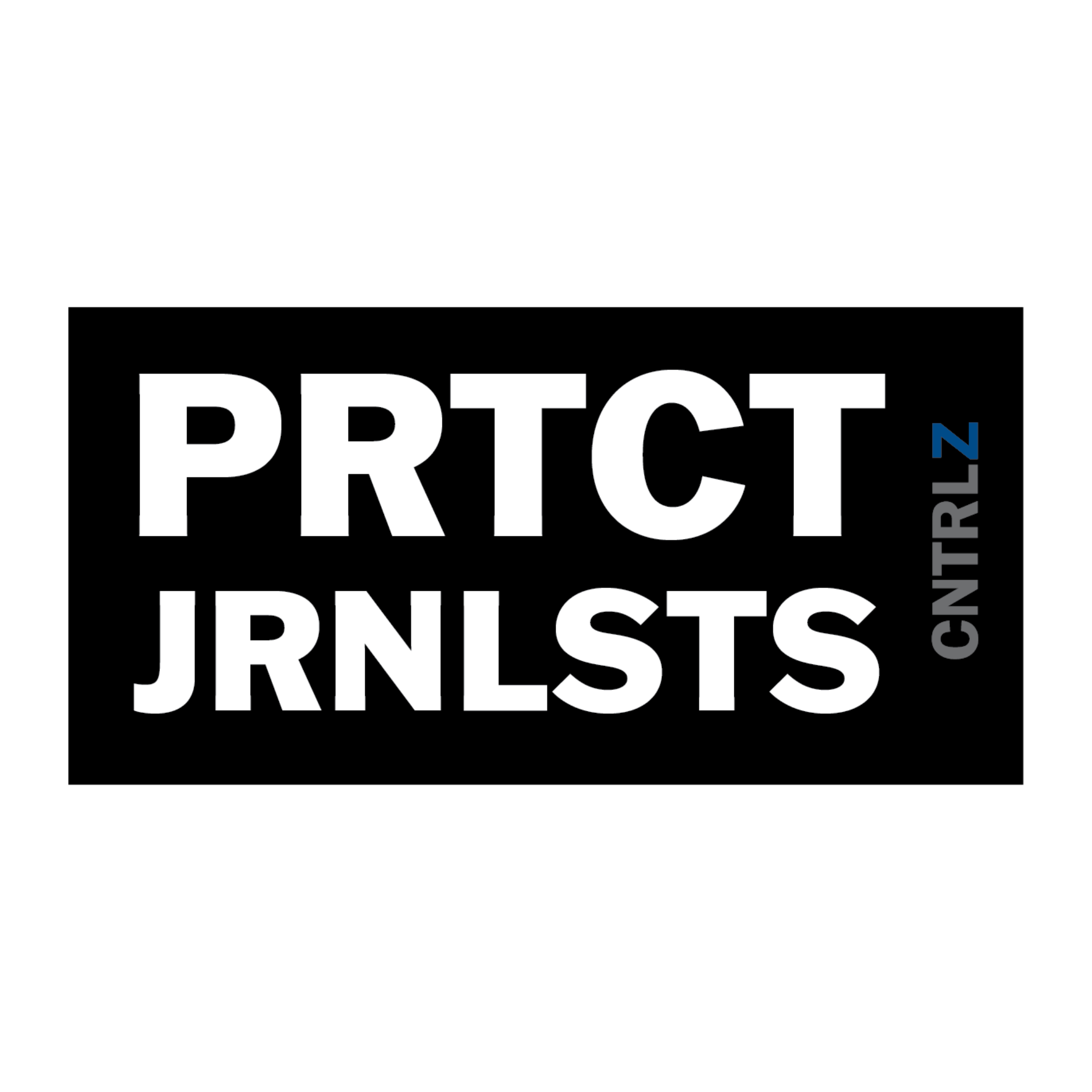 Activist's Best Decal - PRTCT JRNLSTS - CNTRL Z